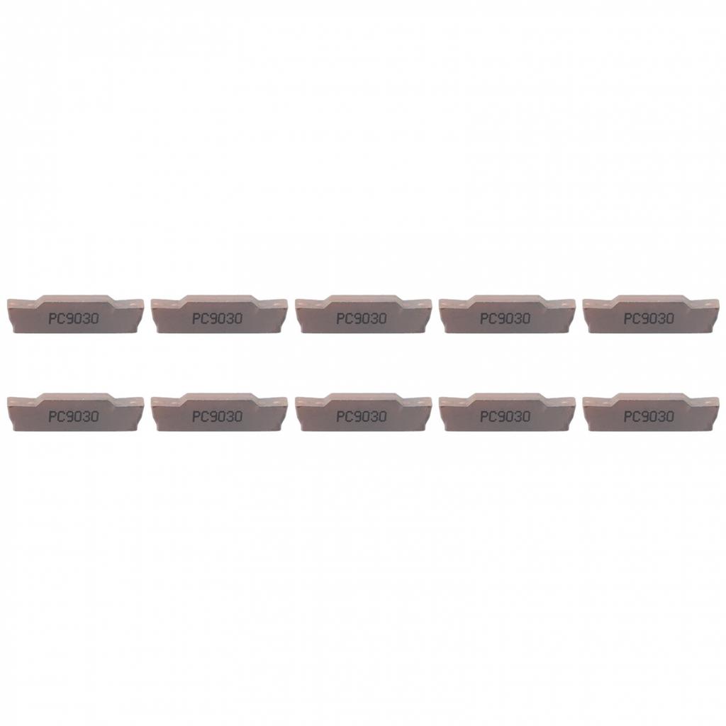 10 штук твердосплавных пластин MGMN300-M PC9030 для канавочного отрезного инструмента MGEHR/MGIVR