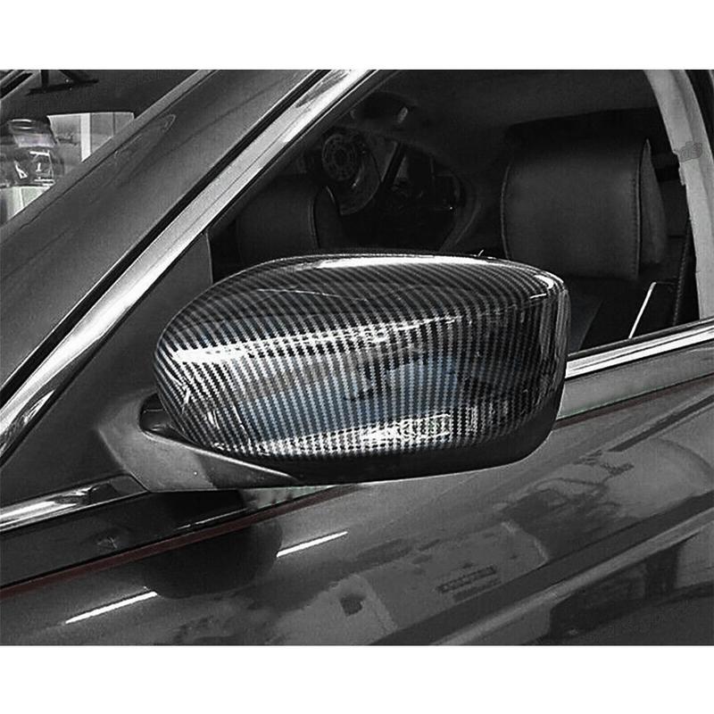 1 Pair Left Right Rearview Mirror Cover Cap Fit For Acura ILX Sedan 2018 2017 2016 2015 2014 2013