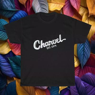 Новая футболка с логотипом гитар Charvel Смешная от S до 5XL Унисекс футболка