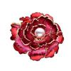 Rich Peony Brooch High-End Female Luxury Temperament Pearl Corsage Elegant Versatile Pin Suit Accessories