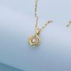 Simple Lucky Bag Necklace for Women with Niche Design Imitation Hetian Jade Necklace Pendant New Collarbone Chain