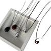 Internet Celebrity Style Minimalist Cool Black Rope Alloy Ball Chain Personality Long Sweater Necklace