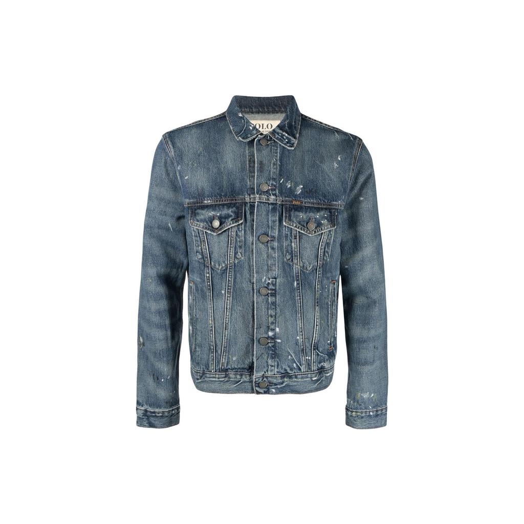 Polo Ralph Lauren Джинсовая куртка FW22 Мужская Синяя 710864066-001