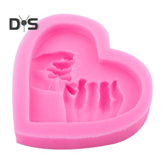 Силиконовая форма для крючка на палец любви, легко извлекаемая из формы, удобная форма крючка для пальца любви, форма для мыла ручной работы