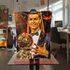 Cristiano Ronaldo Golden Ball Glory Moment blanket Soft and portable four season home bed  office travel, lunch break, warm blanket P34