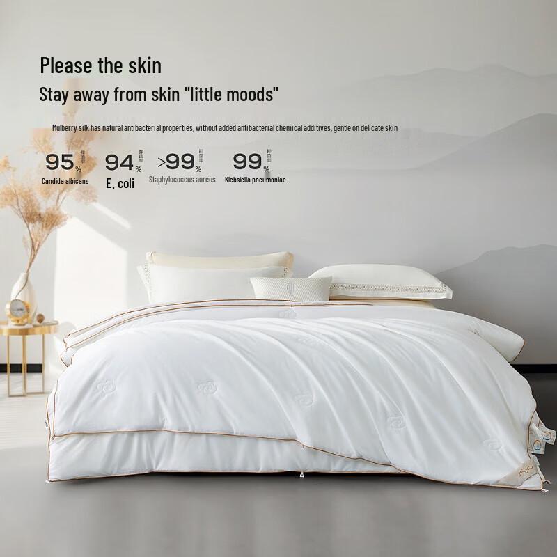 Одеяло всесезонное хлопковое из шелка тутового дерева Mercury Home