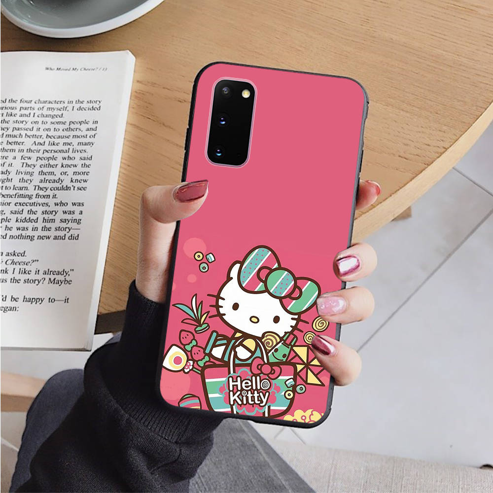 AH43 Hello Kitty черный чехол для Xiaomi Poco X6 M5 M6 F5 F6 F1 C65 C55 C50 C51 C40 Redmi Note 7 8 14C A3X 13C 12C 11 10A 9C Pro мягкий чехол