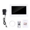 7inch Screen 1024X600 Digital Photo Frame Clock Music Video Player with Remote Control   (White)