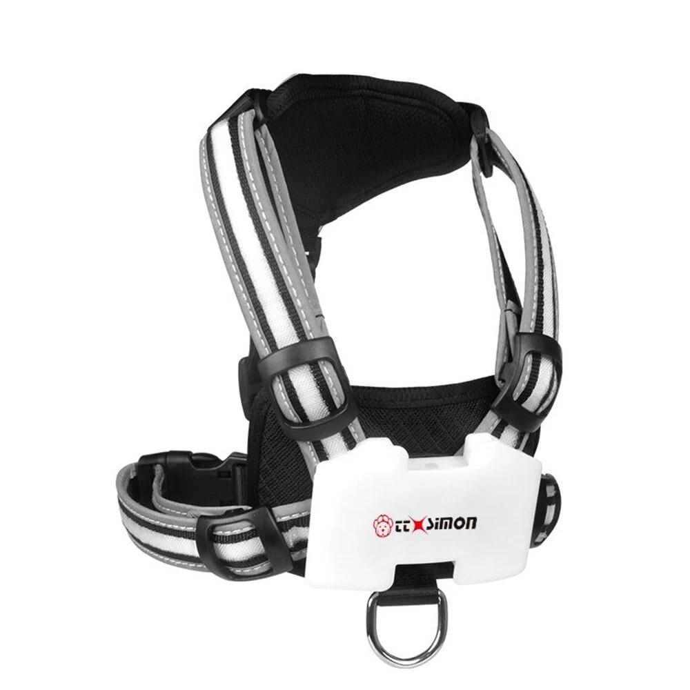 Dogled Harness Pet Products for Large 7 In 1 Color Dog Harness Glowing USB Led Collar Puppy Lead Pets Vest Dog Leads