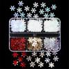 Nail Accessories for Nail Art Decoration Glitter Set Christmas Nail Stickers 3D Snowflake Sequins