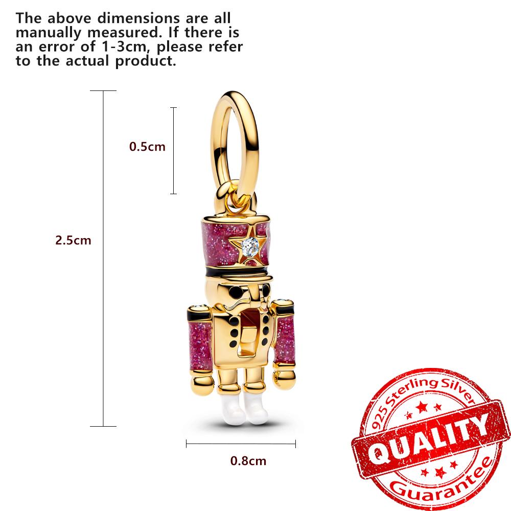 Рождественская Коллекция Медный Пряничный Человек Олень Колокольчик Санта-Клаус Украшение Подходит для DIY Браслета Ожерелья Праздничный Подарок