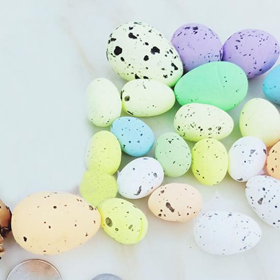 20pcs Easter Eggs Bright Color DIY Non-toxic Happy Easter Eggs Decor For Easter
