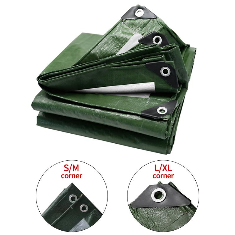 Rainproof Tarpaulin Shading Cloth Tarpaulin Camping Tent Mat Pavilion Awning Canopy Tent Sun Shade Cover Waterproof Sun Shelter