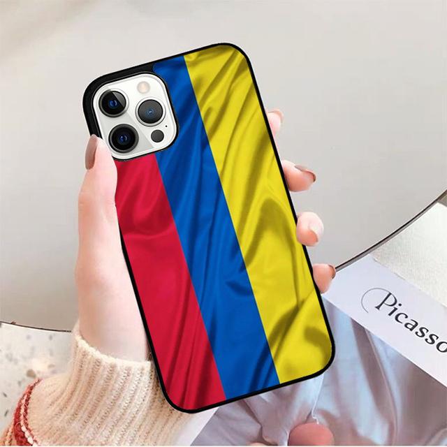 Чехол для телефона Флаг Колумбии для iPhone 17 Air 16 16e 15 Plus для Apple 13 11 12 14 Pro Max Чехол coque fundas Оболочка