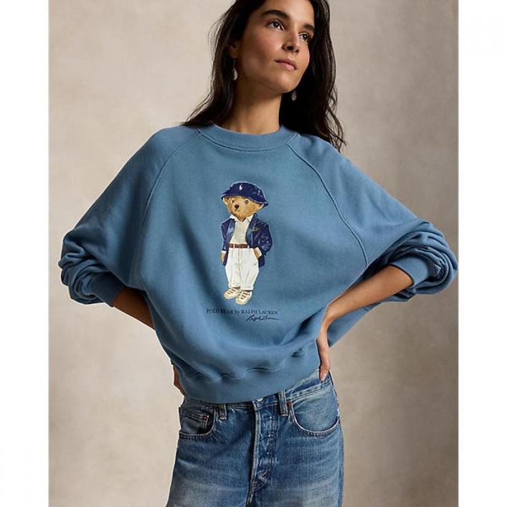 Polo Ralph Lauren Women Polo Bear Lightweight Fleece Crewneck Wmpokninfb21072400