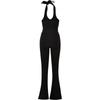 Urban Classics Womens/Ladies Interlock Stretch Halter Neck Jumpsuit