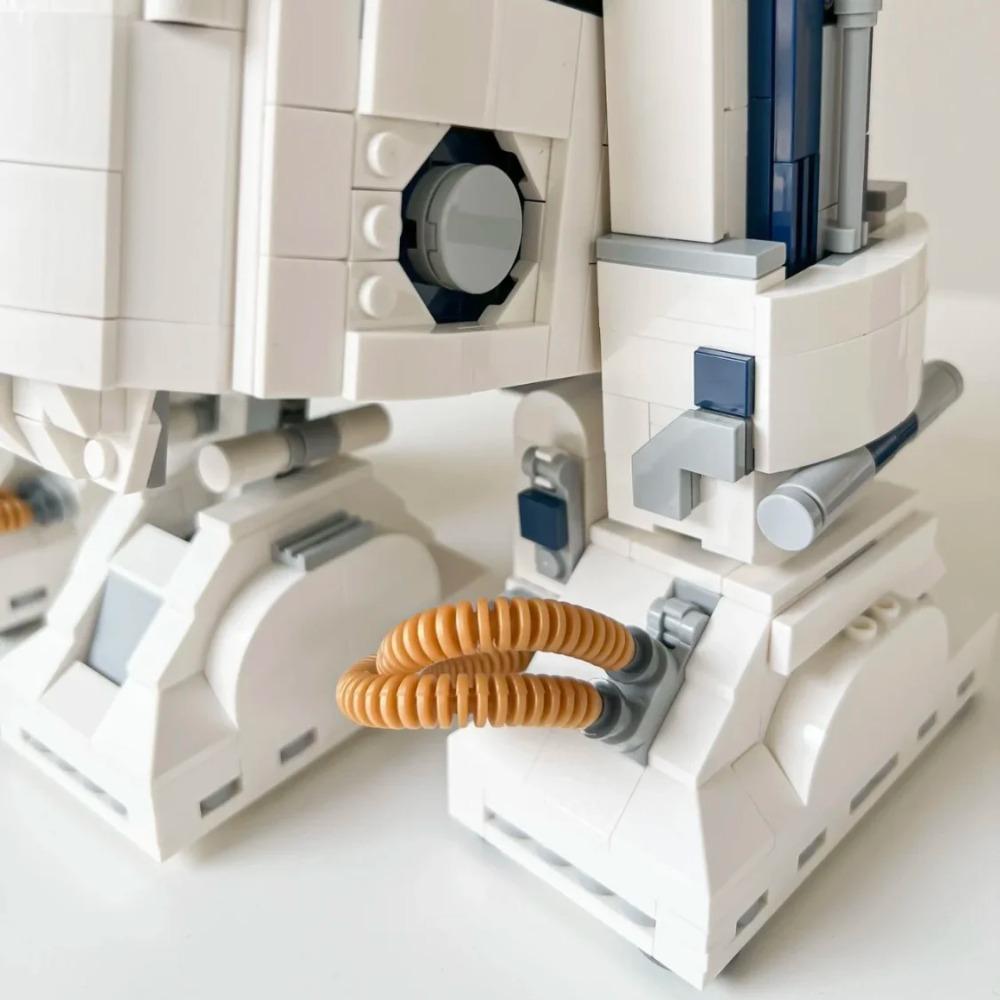 MOC 2314 деталей Космический Робот Строительные Блоки Кирпичики Робот R2 R2D2 Фигурки Модель Детская Игрушка Мальчик Подарок на День Рождения Рождество