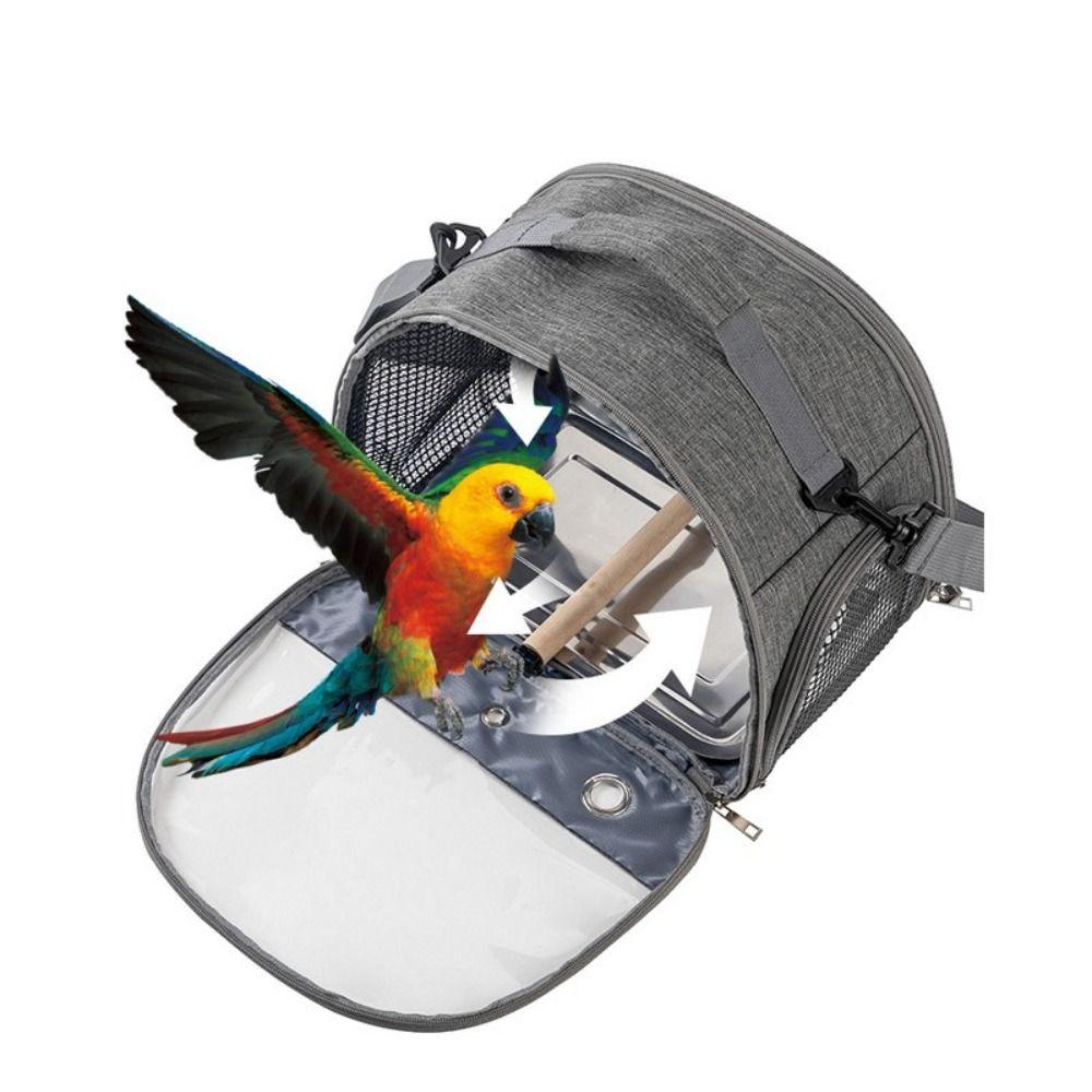 Rabbit Stainless Steel Tray Foldable Pet Bag New Bird Travel Carrier