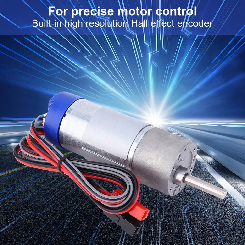 12V DC Brushed Encoder Motor 100rpm Fits for Tetrixrobotics Pitsco Robot Parts