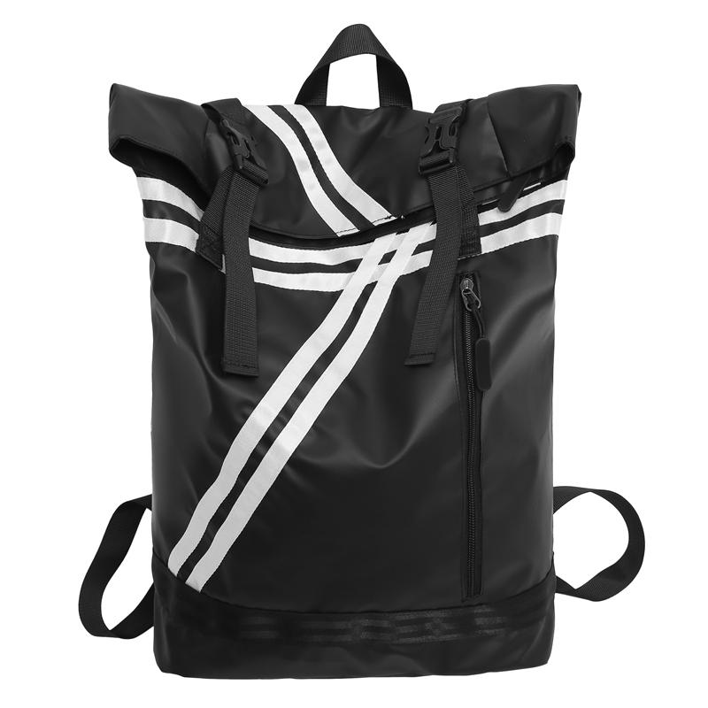 Полосатый лоскутный рюкзак Roll Up для мужчин, для занятий фитнесом и спортом, для школьников и студентов