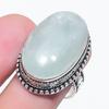 Natural Aquamarine Gemstone 925 Sterling Silver Jewelry Ring Size 7.5 g0P86