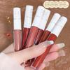 6 Sets of Lip Glaze Set Velvet Mist Non-fade Non-stick Cup White Lip Mud Matte Lipstick Long-lasting Waterproof Student Cosmetics Beauty Products