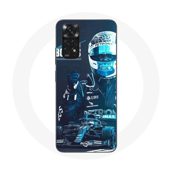 Coque - MANIACASE - Xiaomi Redmi Note 11S - Formule 1 Valtteri Bottas - Noir - Souple