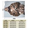 Плед Fally Ipupa Мягкий Забавный Плюшевый Плед Для Декора Дома Путешествий Офиса Фланелевое Покрывало Покрывало на Кровать