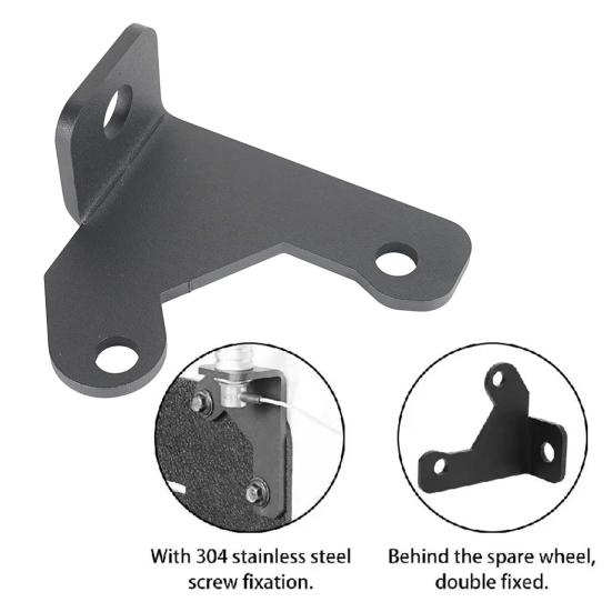 Кронштейн антенны Автомобильный кронштейн задней двери CB Держатель антенны Легко устанавливается без Dirll