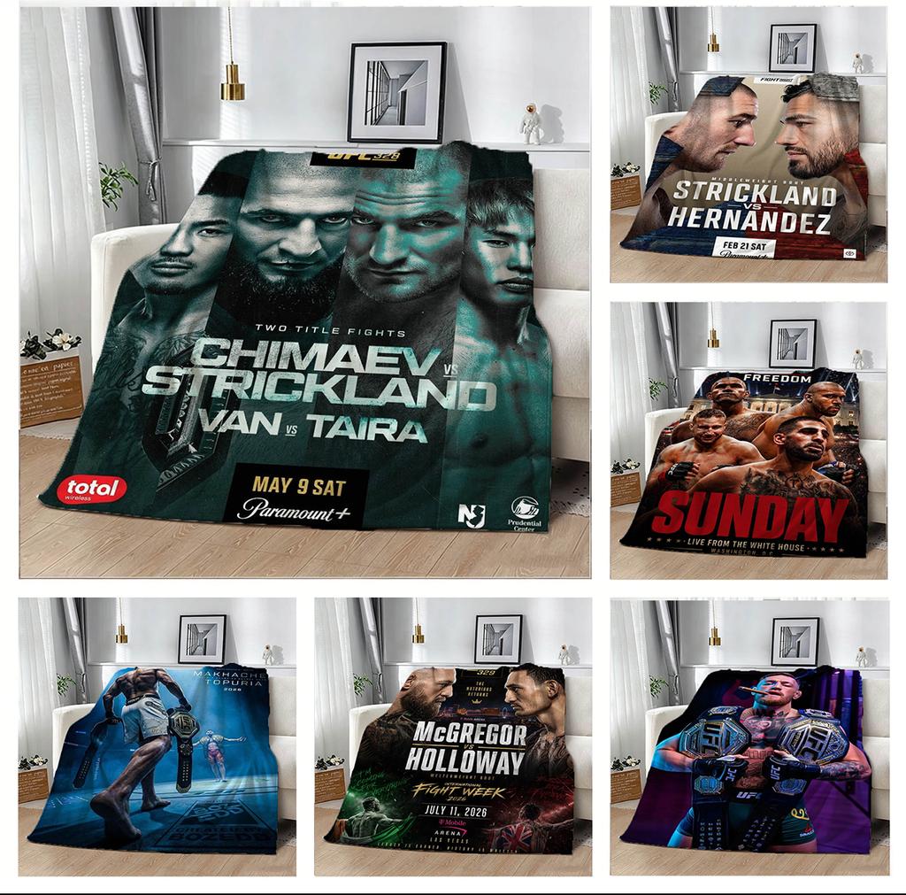 2026 U-Ultimate Fighting Championship C-Conor Flannel Blanket Soft Throw Blanket Art For Home Decor Bed Sofa Picnic Fans Gifts