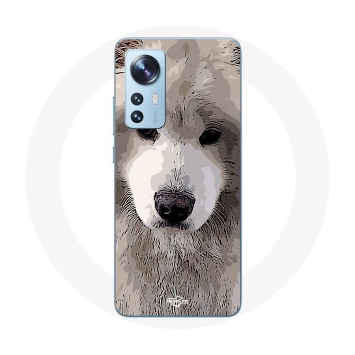 Coque pour Xiaomi Mi 12 / 12X Samoyède Gris Race de chiens