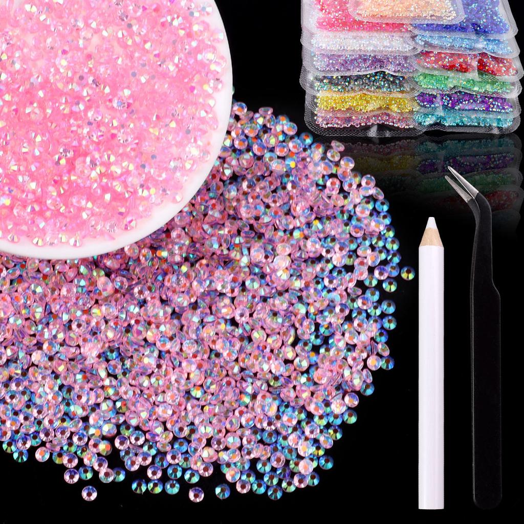 2Mm3Mm4Mm Flat Bottom Resin Drill Diy Handmade Mobile Phone Case Beauty Sticker Drill