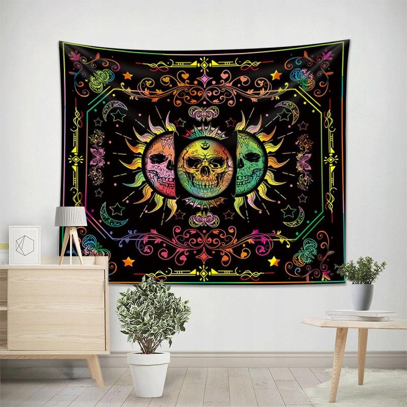 Wall Decoration Uv Fluorescent Picture Tapestry Reflective 150X150Cm Eagle