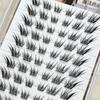 No Need Glue Self-adhesive Lash Clusters Reusable Individual Lashes Fluffy False Eyelashes