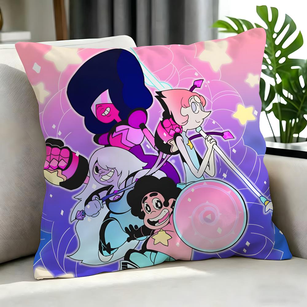Cartoon Steven Universe Future Cushion Cover Cushion Cover Set 4Pcs 50X50 45X45 40X40 Pillowcase Decorative Sofa Home Decor