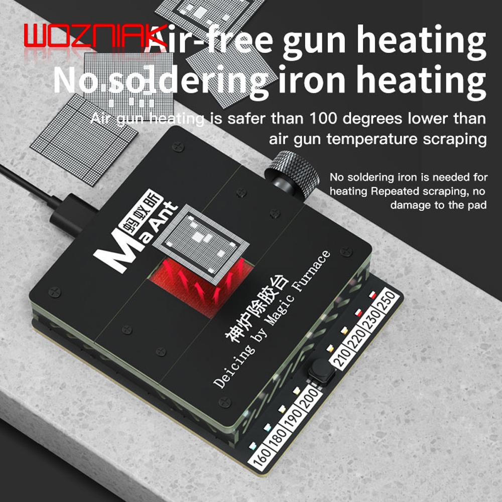 MaAnt SL-1 CPU Heating Platform Magical Degumming Station For Mobile Phone IC Glue Removal Solder Removal BGA Reball Tool
