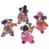 4Pcs Cute Pig Pig Statue music pigs Pig Decor Exquisite Pig Ornaments  Home