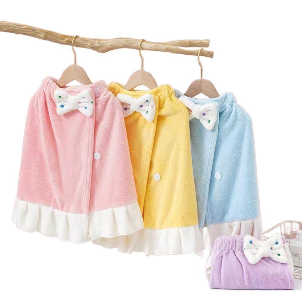 Суперабсорбирующий бант для волос полотенце-шапочка из микрофибры для пляжа и спа-халаты для детей