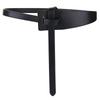 Meier Genuine leather wide belt - women's decorative suit & coat belt - full grain lychee grain cowhide