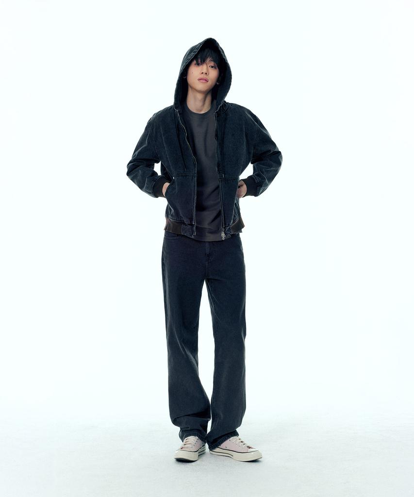 Толстовка Plac Denim с молнией Винтажный черный