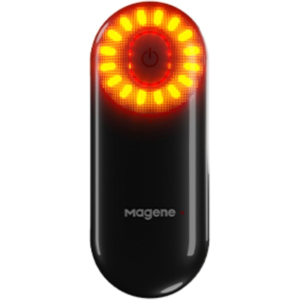 Magene L508 Радарный задний фонарь с USB-зарядкой, водонепроницаемый, для безопасности велосипеда
