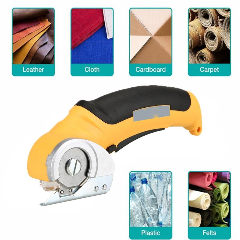 Electric Scissors Rechargeable Cloth Cutting Machine PVC Leather Shears Cutting Portable for Crafts Sewing Cardboard Hand Tool
