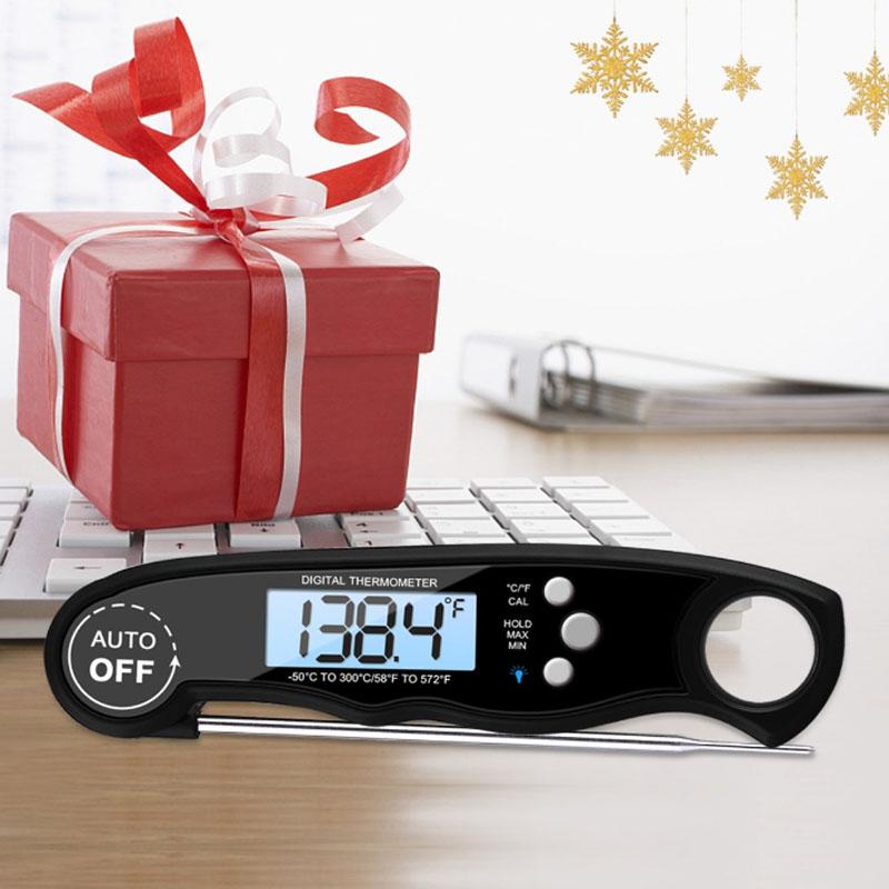 Кухонные аксессуары, цифровой термометр для приготовления мяса с быстрым считыванием и складным термометром для гриля
