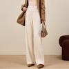 Winter thick drape high-waisted straight-leg pants that conceal flesh and slim casual pants, loose women's pants that are versatile