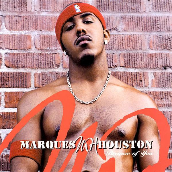 12-дюймовая пластинка MARQUES HOUSTON Because Of You Dirty Dancin AT0188 Atlantic 2004 UK Rap HipHopRB Б/у