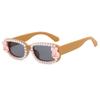 Bunny Pearl Kids Sunglasses Cute Rabbit Charm Rectangular Frame UV Protection Adorable Shades for Girls Daily & Party Wear KJ271