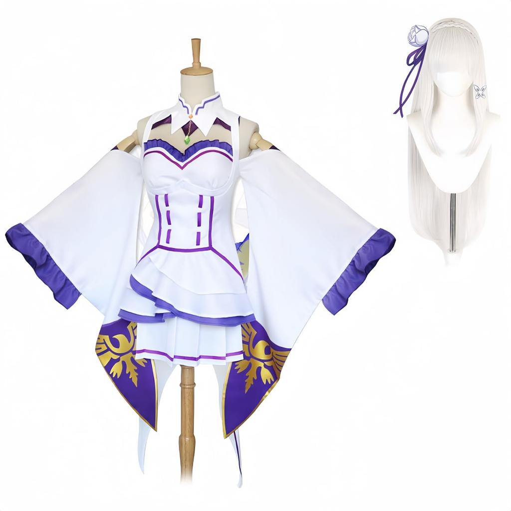 Косплей Костюм Рем Косплей Эмилия Косплей Костюм Нацуки Субару Косплей Рам Косплей Костюм Косплей Жизнь в Другом Косплей Аниме Косплей Событие