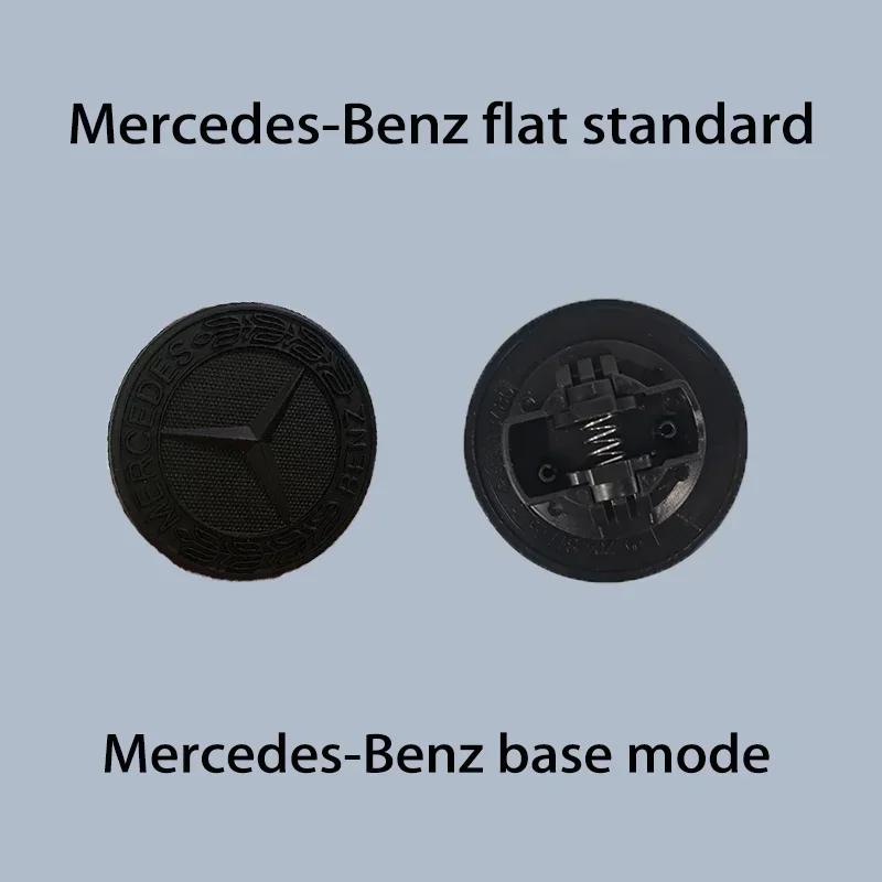 C200 E200 2025 Новый Для Mercedes Benz Mercedes Benz Плоская Крышка Капота Логотип Эмблема Значок Автомобильный Аксессуар G350 G500 G55 G63 G6
