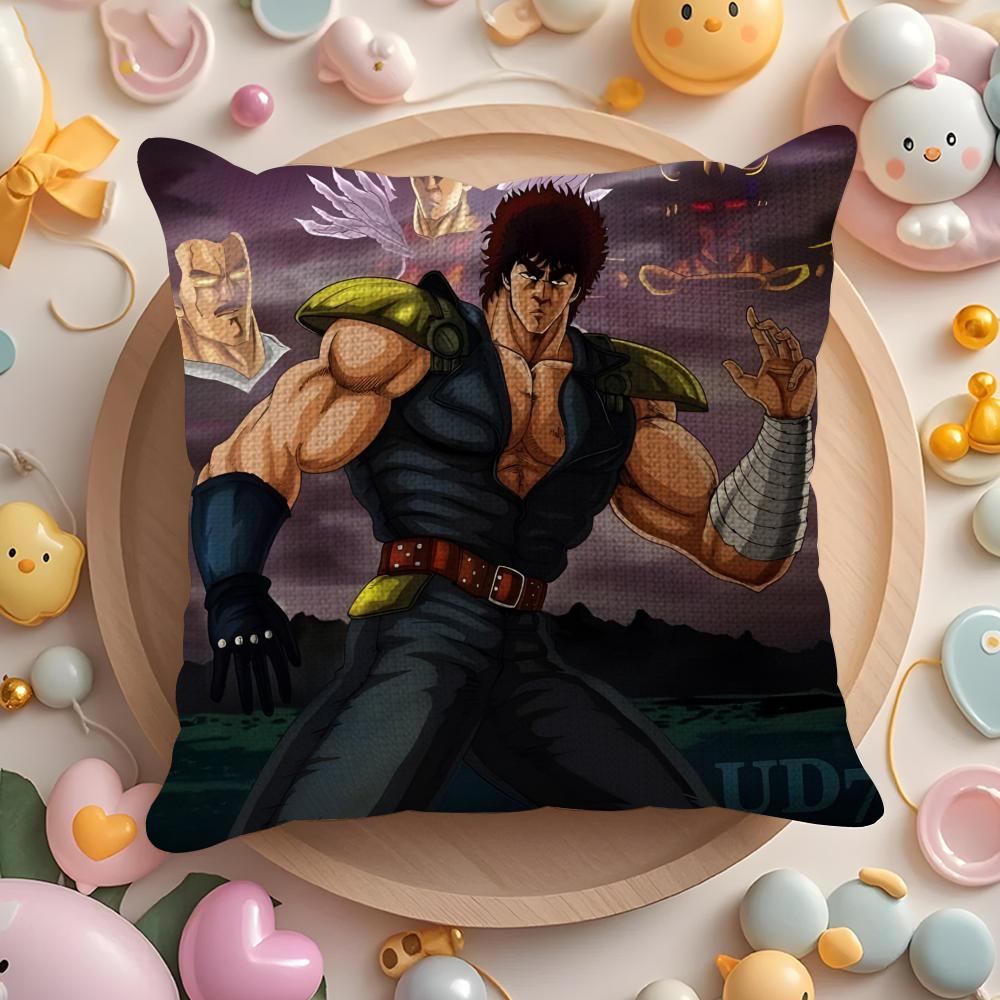 Аниме Кулак Северной Звезды-Японские Комиксы Наволочка с Принтом Наволочка для Гостиной Дивана Подушка Чехол и Декор для Спальни