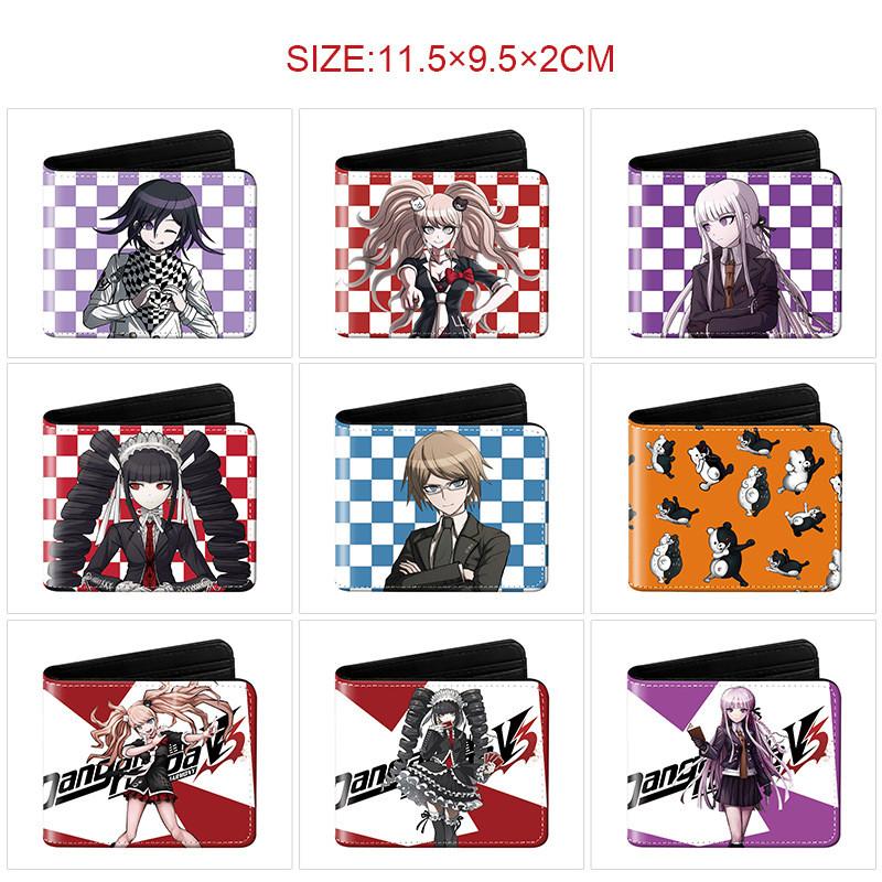 Складной кожаный кошелек-портмоне из аниме Danganronpa